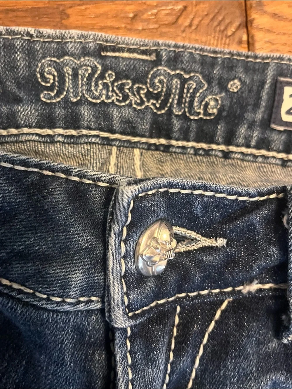 Miss Me Easy Boot y2K bling western Jeans distressed Embellished Back Pockets